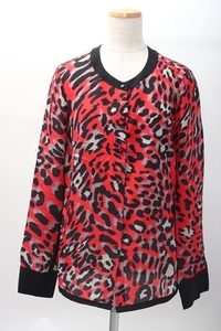 ESCADA Escada Leopard рисунок шелк блуза [LSHA56876]