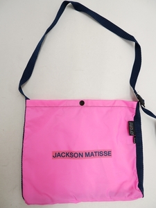 ジャクソンマティスJACKSON MATISSE ×melo 2019SS ナイロンサコッシュ ショルダーバッグ新品[MBGA56672]
