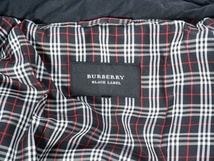 BURBERRY BLACK LABELバーバリーブラックレーベル 裏地チェック 高密度ナイロンダウンモッズコート[MCTA65631]_画像4