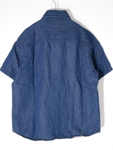 C.E CAVEMPTシーイー 2021SS DENIM SHORT SLEEVE SHIRTワイドデニムシャツ[MSHA68696]_画像2