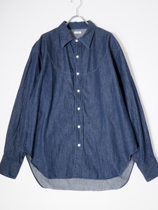 PHIGVEL MAKERS & Co./フィグベル 2022SS DENIM COWBOY DRESS SHIRT デニム カウボーイ ドレスシャツ [MSHA73798]