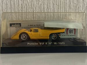  Solido 1/43 Porsche 917 K N° 18-1970 solido PORSCHE #18 shell SHELL