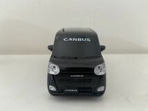 ダイハツ 新型 キャンバス ブラックマイカメタリック カラーサンプル プルバックカー DAIHATSU MOVE CANBUS_画像5