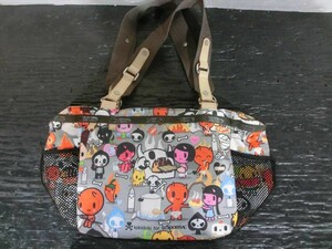 【KM15-29】【60サイズ】▲tokidoki for LeSportsac トキドキ レスポートサック/ハンドバッグ/レディースバッグ/※使用感有り