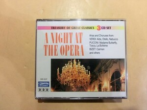 MC【SY01-181】【送料無料】A NIGHT AT THE OPERA/CD3枚組/TREASURY OF GREAT CLASSICS/輸入盤/クラシック