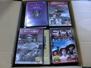 MD【KM03-91】【100サイズ】未検品/DVD 名作洋画 まとめてセット/映画/ローマの休日 哀愁 荒野のガンマン アパッチ砦 他