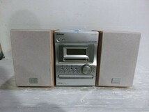 【KM15-53】【140サイズ】SONY ソニー/CD・MD カセットコンポ CMT-M333NT/通電可/ジャンク扱い/※傷・汚れ有_画像1