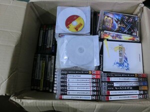 【KM15-60】【140サイズ】未検品/ゲームソフト まとめてセット/PS1 PS2 PS3 PS4 Wii XBOX 他