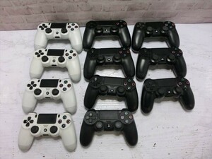 【IJ25-23】【100サイズ】PS4 デュアルショック4/コントローラー 11個セット/ジャンク扱い/※傷・汚れ有