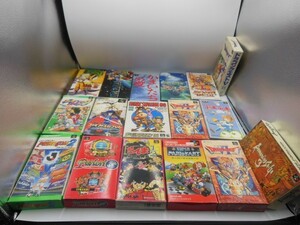 【HW66-09】【100サイズ】未検品/ニンテンドー スーパーファミコン ゲームソフト まとめてセット/英雄伝説 ドラクエ マリオ 他