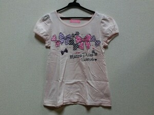 【HW71-20】【送料無料】メゾピアノ/半袖 Tシャツ/Lサイズ 160cm/子ども服/キッズ/※襟変色・シミ有