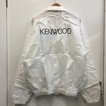 未使用品保管品 KENWOOD ケンウッド ナイロンジャケット ホワイト フリーサイズ K-TK-3044 古着 ブルゾン アウター_画像3