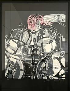 yoshiki絵画ドラム◆直筆サイン入り◆数量限定販売◆レア◆シリアルナンバー入り◆コンラッドリーチ