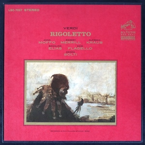 Moffo Merrill Kraus Solti Verdi Rigoletto US盤 2LP LSC-7027 クラシック