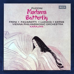 Karajan Puccini Madama Butterfly UK盤 3LP SMALL SET584 クラシック