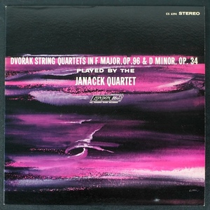 Janacek Quartet Dvorak String Quartets UK盤 大ffrr CS6394 クラシック