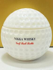 (志木)未開栓★レア NIKKA WHISKY/ニッカ ウイスキー ゴルフボールボトル スーパーニッカ 500ml 43％ 陶器 古酒