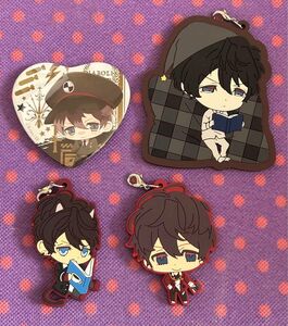 DIABOLIK LOVERS 無神ルキ　グッズ　ラバーストラップ　缶バッジ