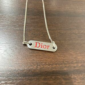 Christian Dior クリスチャンディオール ネックレス ロゴプレート アイテム アクセサリー ファッション おしゃれ