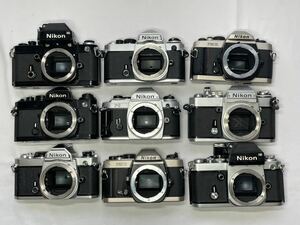 56 Nikon F2フォトミック / FE / FG / FM / EL2 / FM10 9台 まとめ売り ジャンク 