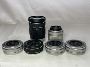 61 OLYMPUS M.ZUIKO DIGITAL 14-42mm F3.5-5.6 / 40-150mm F4-5.6 6本 まとめ売り ジャンク