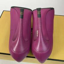 g67 FENDI フェンディ ピンク レザー パンプス ハイヒール 37 イタリア製 良品 フォーマル 革靴 シューズ　正規品_画像6