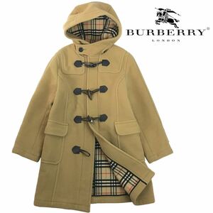 g279 BURBERRY LONDON バーバリー ロンドン キッズ ダッフルコート ウール ベージュ 140A 子供用 正規品 アウター 男女兼用　女の子 男の子