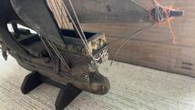 かなり古い 木製の船 模型 レア ビンテージ アンティーク_画像4