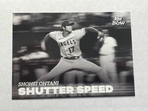 大谷翔平 2023 Topps Black&White Shutter Speed インサート Shohei Ohtani MLBカード