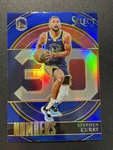 Stephen Curry 2021 Select BLUE Numbers インサート NBAカード ステフィンカリー_画像1