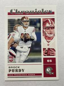 Brock Purdy RC 2022 Panini Chronicles Rookie Card NFLカード 49ers Super Bowl ブロックパーディー