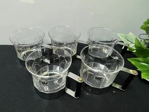 グラス ロックグラス 昭和レトロ コップ ガラスコップ ミコノス島MIKONOS5個セット
