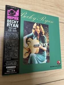 CD/ 輸入盤　日本語帯付　BIG PINK 限定紙ジャケット　VSCD-2274/ ベッキー・ライアン　BECKY RYAN 