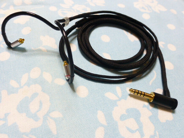 SENNHEISER IE900 IE600 IE300 テルル銅 MMCX 102SSC 八芯 ブレイド編 4.4mm5極 L字 125cm AKG N30 N5005 Shure Westone TAGO STUDIO T3-02