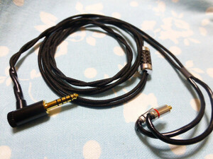  порез . включая входить MMCX кабель o-g линия . сердцевина 4.4mm5 высшее L штекер чёрный цвет 110cm ( custom соответствует возможность ) SHURE Westone Campfire Audio