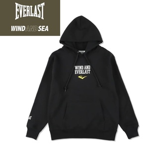 新品未開封★WDSｘEVERLASTｘ春に散る★HOODIE/BLACK/L/WINDANDSEAウィンダンシーエバーラストコラボフーディ―パーカー黒