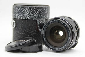 【返品保証】 ペンタックス Pentax Super-Multi-Coated TAKUMAR 28mm F3.5 M42マウント 前後キャップ ケース付き レンズ s6868
