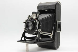 【返品保証】 ツァイスイコン Zeiss Ikon Ikonta Dominar 10.5cm F4.5 蛇腹カメラ s6893