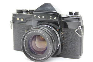 【訳あり品】 コニカ Konica FS ブラック Hexanon 52mm F1.4 ボディレンズセット s6955