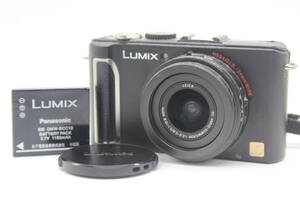 【返品保証】 パナソニック Panasonic LUMIX DMC-LX3 ブラック バッテリー付き コンパクトデジタルカメラ s7494