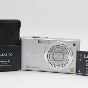 【返品保証】 パナソニック Panasonic LUMIX DMC-FX37 バッテリー チャージャー付き コンパクトデジタルカメラ s7507の画像1