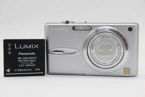 【美品 返品保証】 パナソニック Panasonic LUMIX DMC-FX30 バッテリー付き コンパクトデジタルカメラ s7514