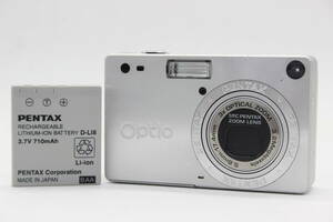 【返品保証】 ペンタックス Pentax Optio S 3x バッテリー付き コンパクトデジタルカメラ s7538