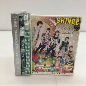 No.3284★1円～【CD/BD】SHINee（シャイニー）4点まとめ WORLD 2016～D×D×D～,「FIVE」,Replay 他 ジャンク品