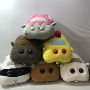 No.3202【★1円～】PUI PUI モルカー ぬいぐるみまとめ 6体セット 中古品