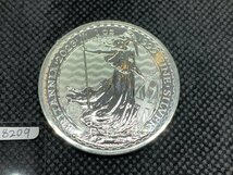 31.1グラム 2023年 (新品) イギリス「ブリタニア」純銀 1オンス 銀貨 (エリザベス2世)_画像1