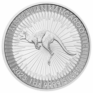 [保証書・カプセル付き] 2023年 (新品) オーストラリア「カンガルー」純銀 1オンス 銀貨