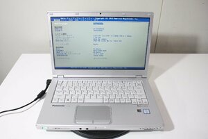 F5113【現状品】Panasonic Let's note CF-LX5 core i5-6300U 2.4GHz/4GB/HDDなし パーツ取用などに