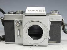 ◆TOPCON【RE SUPER】+Auto-Topcor 1:1.8 f=5.8cm 現状・ジャンク品 革ケース付属 トプコン 東京光学_画像9