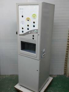 LIC 自動お茶入れ機 HTC-830M1 タンク吸水式 鍵付き カップディスペンサー付き 給茶機 【現状品】 ティーサーバー 銘茶工房